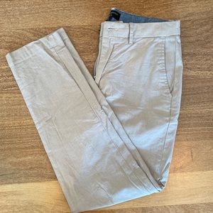 Banana Republic beige striped chinos slim fit 30x30